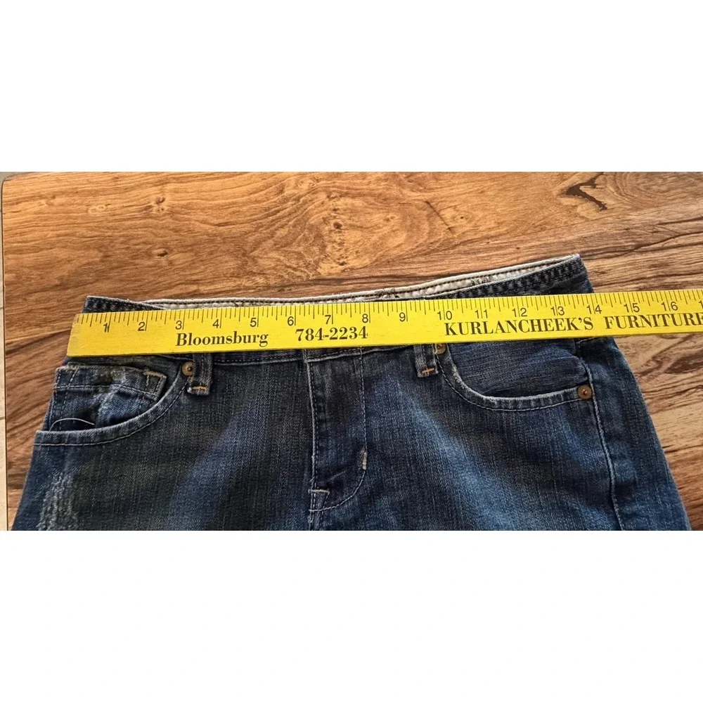 Polo Ralph Lauren Vintage 67 Blake Jeans Women's 28 Stretch Cuff Y2K Distressed - Picture 6 of 9